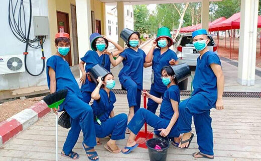 A Prayer for the Angels in Blue Gowns