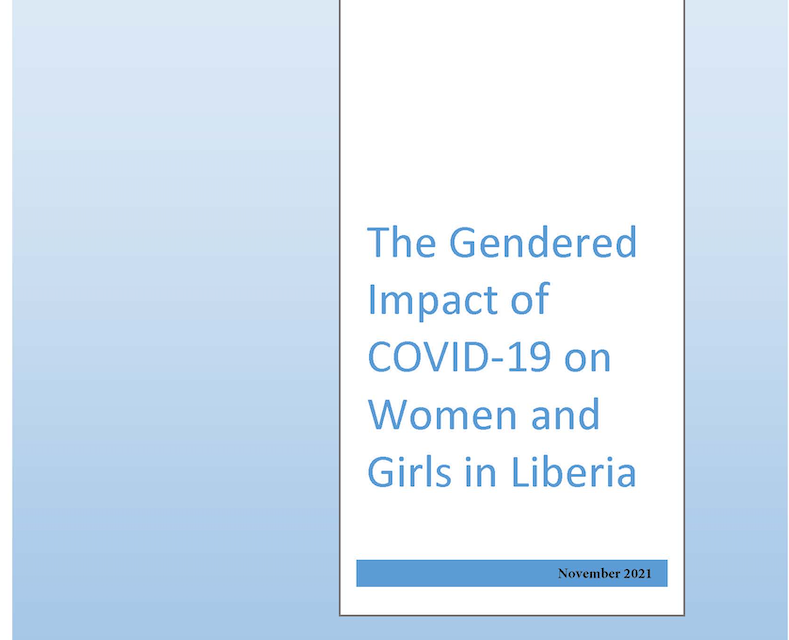 The Gendered Impact of COVID-19 on Women and Girls in Liberia