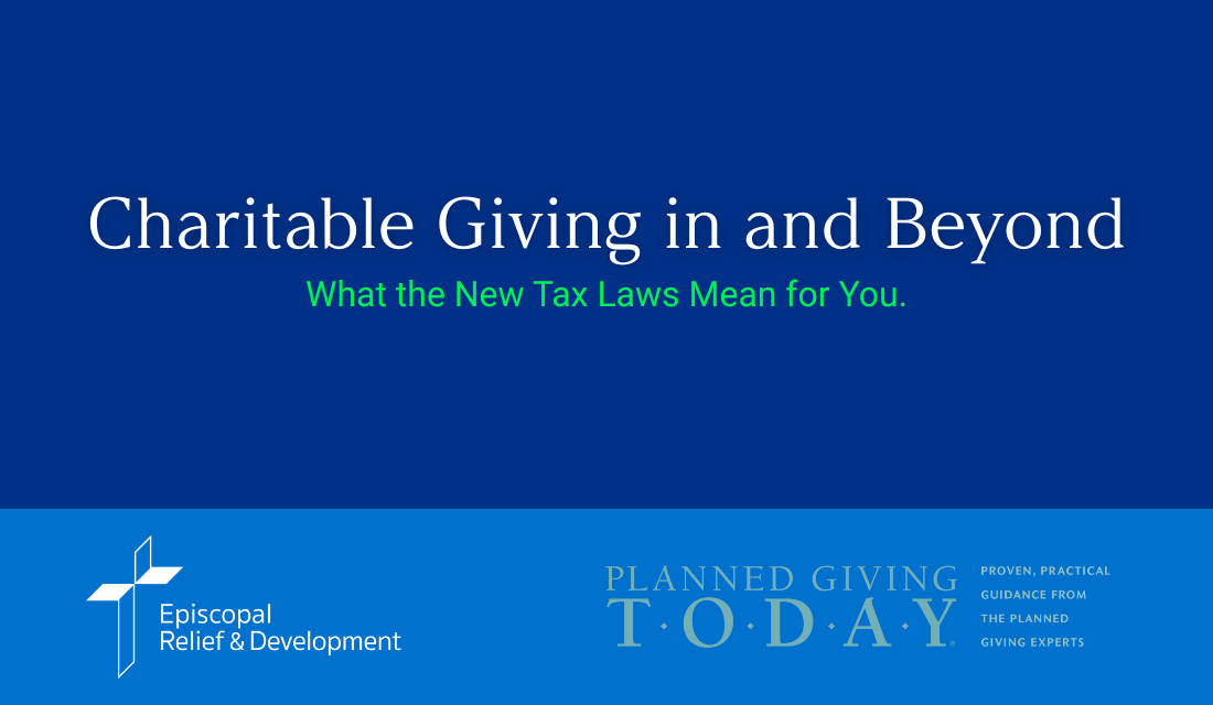 Webinar | Charitable Giving in 2025 and Beyond