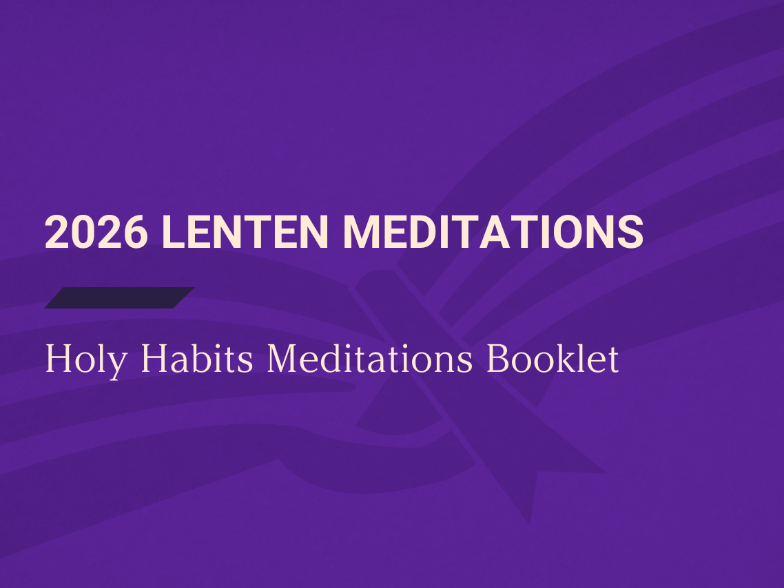2026 Lenten Meditations 💜 Holy Habits Meditations Booklet
