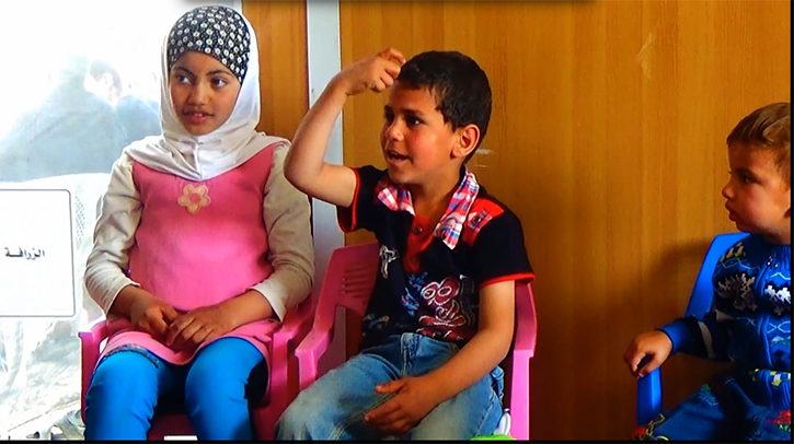 Ibrahim Learning Sign Language at Za'atari Disability Center