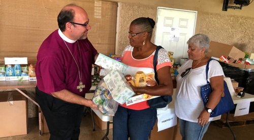 Bishop Morales in Puerto Rico credit Food for the Poor